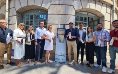 Los surtidores de agua evitan el uso de más de 282.000 botellas de plástico en un año