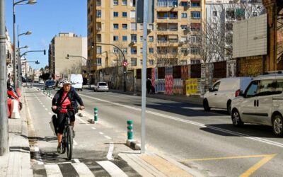 Valencia completa las obras del carril bici de Sant Vicent Màrtir