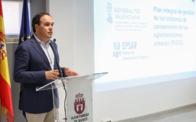 Pérez Llorca resalta que la Comunitat Valenciana lidera la gestión del agua con más de 10 millones de euros de inversión