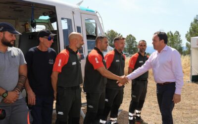 Pérez Llorca: “Contamos con el mayor operativo de prevención y extinción de incendios forestales de la historia con 4.400 profesionales”
