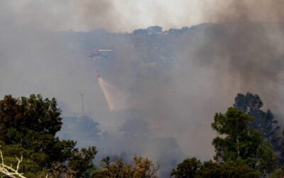 El humo de los incendios del centro de España llega a la provincia de Alicante
