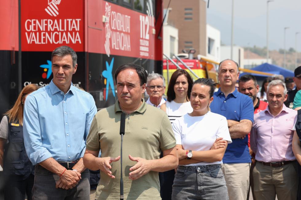 Pérez Llorca subraya el respaldo a los afectados por el incendio de La Vall d’Uixó y reclama medidas reales de prevención y regeneración