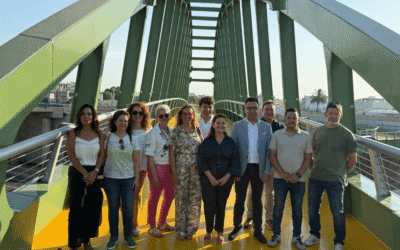 La pasarela ciclopeatonal de la Diputació de València que conecta Sueca y Fortaleny ya está operativa