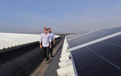 Sagunto ahorrará más de 20.000 € en electricidad con las placas fotovoltaicas de la cubierta del pabellón del Puerto